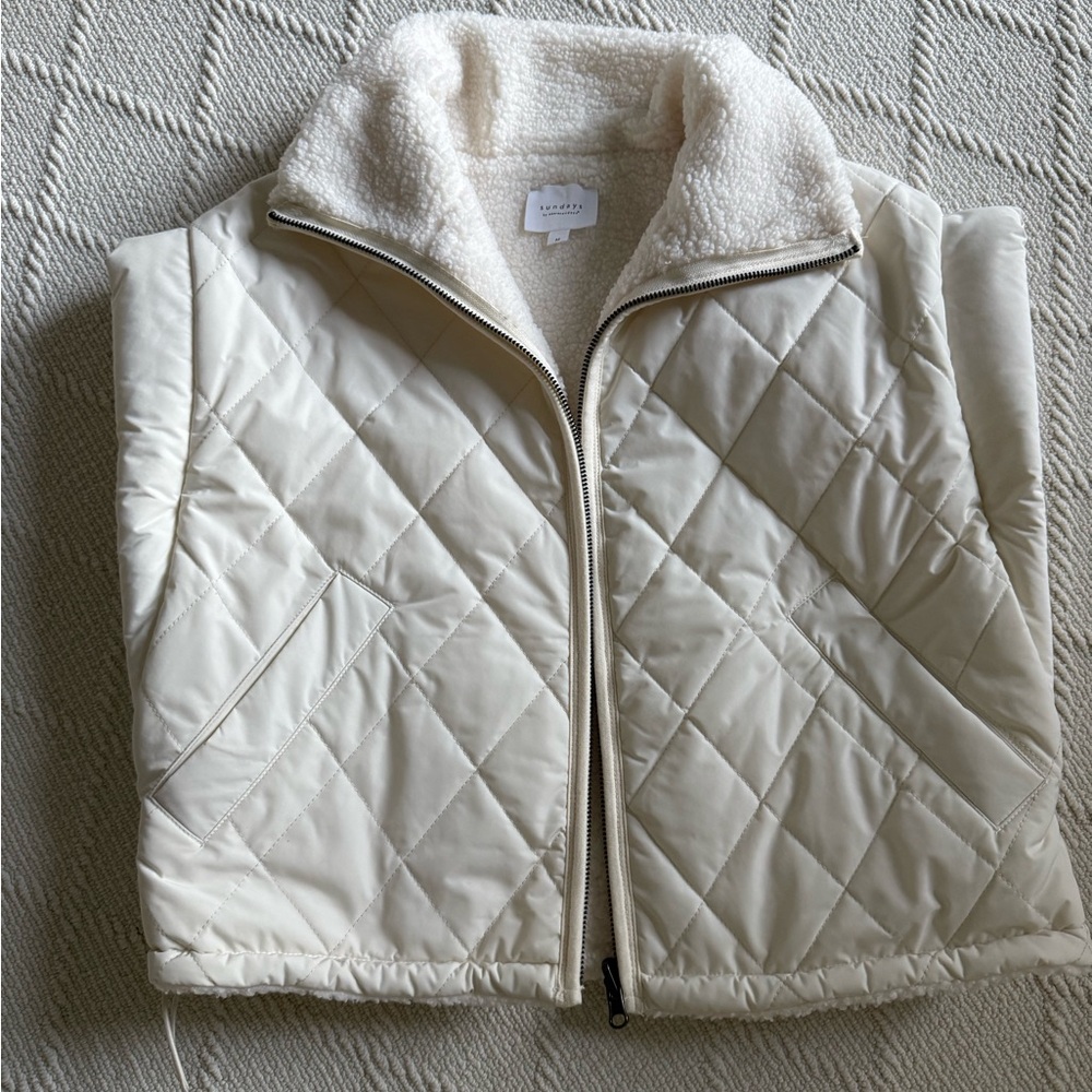 Sunday Cream Quilted Vest